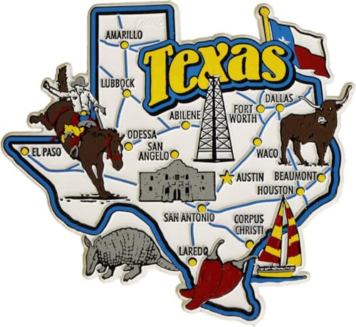 Texas - Magnet by Flagline