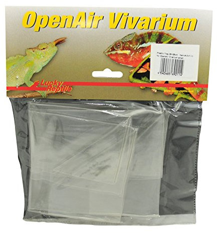 Lucky Reptile OVT-11 Plastikwanne 25 x 25 cm, Bodenwanne für OpenAir Vivarium