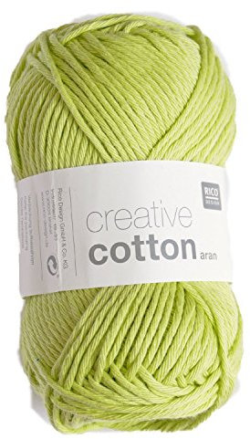 Rico Design - Fil à tricoter CREATIVE COTTON ARAN - Rico Design - Vert 44