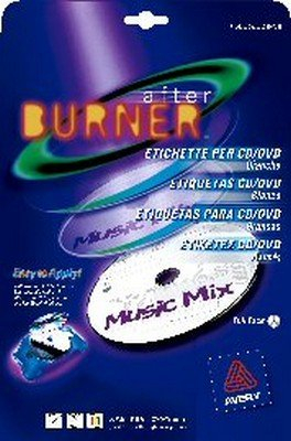AVERY L7676-25 Box 25 Blätter, Etiketten CD/DVD