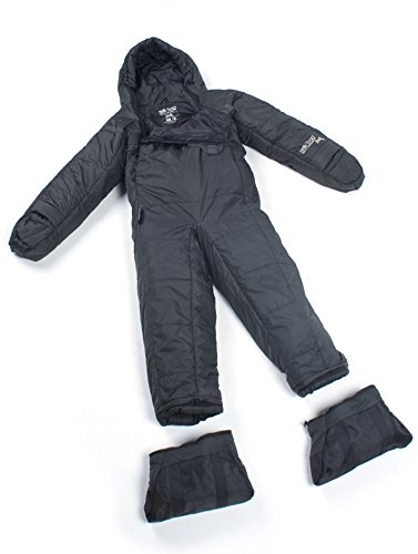Selk‘Bag „Adult Lite 5G“ tragbarer Schlafsack Small Grau - Asphalt Grey