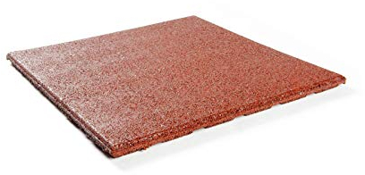 haebelholz Fallschutzmatte Rot