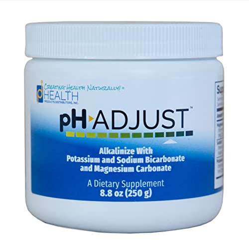 pH Adjust Alkalinizing Formula | Alkalinize with Potassium and Sodium Bicarbonate and Magnesium Carbonate | Rapidly Balances pH Levels | Tastes Good | Easy-to-Use Fine Powder | 250 GM