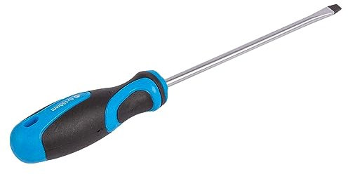 Pro User - Magnetic Chrome Vanadium Flathead Screwdriver - 15cm x 6mm - Blue