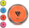 Vizari Odyssey Fußball Ball - Trainingsball Fussball mit 32-er Muster - Fußball - Orange - Größe 5