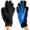 Pet Glove: Grooming Tool + Furniture Pet Hair Remover Mitt - For Cat & Dog - Long & Short Fur - Gentle Deshedding Brush - Rubber Tips for Massage - Soft Groomer Mitt (1 right hand)