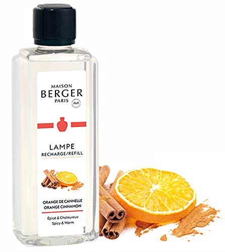 MAISON Berger Düfte - inkl. Broschüre und Anleitung I Parfums de Maison I (Refill) I Das Original I Deine MAISON - Dein Duft von Maison Berger… (Orange-Zimt, 1000 ml)