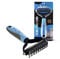 Fur Magic Dematting Comb for Dog & Cat – Pet Deshedding Tool for Removing Loose Undercoat, Knots, Mats – Dog Brush for Grooming – Dual Sided Undercoat Rake