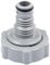 Bestway P6H1419 CONNETTORE SVUOTAMENTO Piscina Accessori Parti Componenti di Ricambio, Grigio
