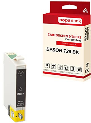 NOPAN-INK - x1 Cartouche Compatible pour Epson T2991 XL T2991XL Noir (Fraise) Epson Expression Home XP-235 XP-240 Series XP-245 XP-247 XP-250 Ser