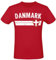 EM Fan Shirt Deutschland Europameisterschaft 100% Baumwolle T-Shirt Rundhals Fanartikel Alle Größen Herren Damen Fan-Shirt, Größe wählen:XL, Land wählen:Dänemark