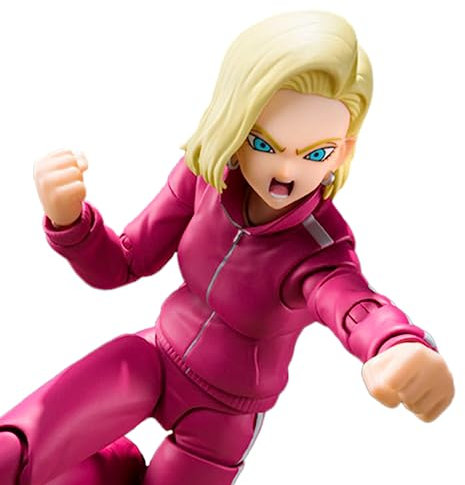 Bandai S.H.Figuarts Dragon Ball Super Android 18 Action-Figur 15 cm, Mehrfarbig