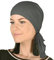 Soft Mütze aus Bambus Chemo Kopftuch für Frauen, Beanie für Damen, Mädchen || Sommer Herbst Frühling Long Slouch Beanie, Krebspatienten Kopfbedeckung Turban Eco Fiendly (Dunkelgrau)