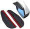 1 Pair Car Side Wing Mirror Rain Protector Cover Cap Smoke Guard Universal Carbon Fiber Rear View Side Mirror Rain Eyebrow for Cars SUV Truck Rear View Mirror Cover Accessories (Mirror Cover)