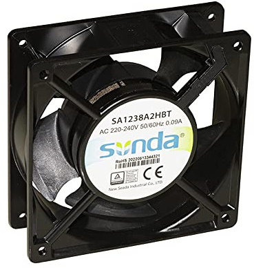 Ventilador 120 x 120 x 38 mm 220 voltios Ball Bearing