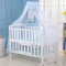 Yuehuamech Zanzariera a baldacchino per lettino a cupola da soffitto zanzariera per culla zanzariera a rete da appendere zanzariera per tenere il bambino lontano dalle zanzare, Bordo Blu, 60*450cm