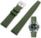 Niziruoup Bracelet de Montre Caoutchouc Fluoré 18mm 20mm 22mm Tropical Style Ventilé Dégagement Rapide Original FKM Bracelets de Montre Intelligentes Remplacement Bande pour Omega