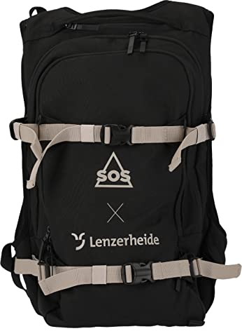 SOS Unisex Rucksack Lenzerheide 1001A Black One size