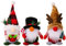XNSHUN 3er Set Weihnachtsdeko Wichtel Figuren, Handgemachte Weihnachtswichtel, Santa Tomte Gnom Zwerg, Wichtel Dekoration Weihnachtsmann Für Weihnachten Deko (I)