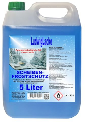 LudwigLacke 1 Kanister Scheiben Frostschutz -30°C 1x 5 Liter Kanister