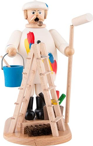 Holzwaren Egermann Räuchermännchen Maler - 19 cm