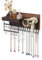 Lolalet Présentoir Bijoux Mural, Porte Bijoux Bois Suspendu, Porte Boucles d’Oreille Colliers Bracelets Bagues Parfum -Naturel