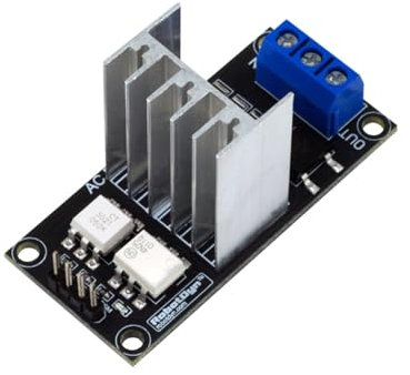Aoyygg 1-Way AC Dimming Module, 1 Channel 8A 3.3V/5V Logic AC 50/60Hz 2-Light Dimmer Module for Lamps, Fans, Pumps, Air Cleaner