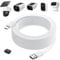 delilyn 25ft Power Cable for eufy SoloCam S220/S340, C210, Power Extension Cable for eufyCam 3/S330, 3C/S300, Weatherproof Flat Charging Cord for eufy Indoor Cam S350/C220/C210, Indoor Outdoor Use