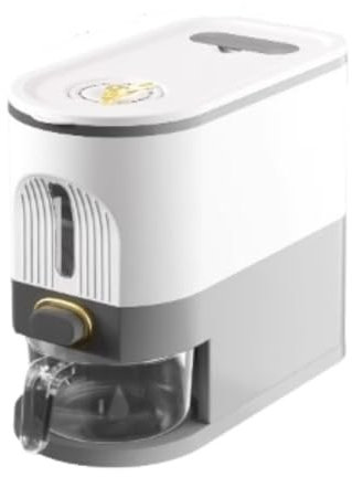 FENGJISUN Müslispender Müsli Spender Reis Spender Getreide Lagerung Container Mit Messbecher Getreide Spender Müsli Eimer Für Küche Müsli Aufbewahrung(40cm)