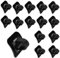 ZIJANG Fahrrad Bremszug Clips, 15 Stück C-Clip-Haken aus Kunststoff, Doppelseitiges Klebeband,Bremsleitung Kabel Klemme Selbstklebende Basis, C-Clip Fahrrad für Rennräder Offroad-Bikes