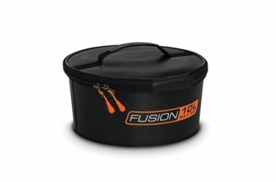 Guru Fusion 10L Bait Pro EVA-Aufbewahrungssystem, Reißverschluss, wetterbeständiger Deckel, gemischte Grundköder, getränkte Pellets, Tragegriff, Code GLG052