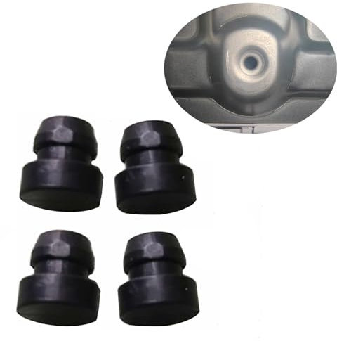 HUAYUWA Microwave Oven Base Rubber Foot Pads Compatible with Galanz/Compatible with Haier Microwave Oven Non-Slip Feet Pad Mat Repair Parts (Type2, 4PCS)