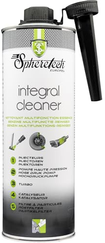 SPHERETECH 022808 Nettoyant Intégral Moteur Essence, Décalamine Injecteurs, Pompe Haute Pression, Turbo, Catalyseur, FAP, 1L