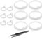 Lot de 13 joints étanches en silicone pour bouchon de tasse à eau, accessoires de bouteille de sport en plein air