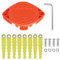 18 Pack AF-100 Tête de lames de coupe - Compatible avec Black, Compatible avec Decker GH600 GH610 GH900 GH912 ST6600 ST7000 ST7700 LST220 LST300 - Tondeuse à gazon Tête de battage Disques de lames