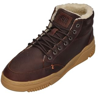 HUB Footwear Herren Sneakers Mark 2.1 - Dark Brown Gum
