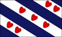 Flagge 90 x 150 : Friesland (NL)
