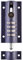Serratura per porte Squire Combi Bolt (COMBI4) - Serratura a combinazione con 4 ruote - Corpo pressofuso resistente alle intemperie - Bullone antimanomissione - Alta sicurezza Gate Lock per la casa e Garage (blu navy, 120mm)