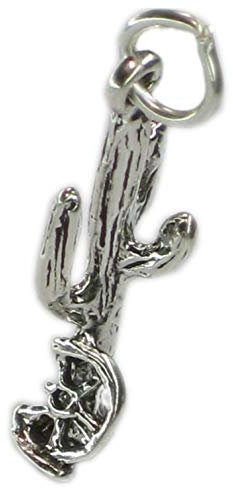Kaktus Sterling Silber Charm .925 x 1 Kakteenwüste Charms