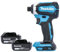 Makita DTD153 Impact Driver with 2 x 6Ah Batteries