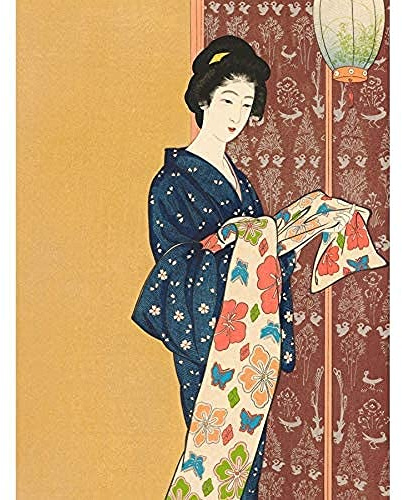 Wee Blue Coo Goyo Hashiguchi Geisha Kunstplakat Ungerahmter Druck 30x40 cm