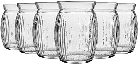 Bormioli Rocco Verres à Cocktail Doux Noix de Coco - Tiki Bar Tropical décoratif Boire Gobelets - 440ml - Paquet de 24