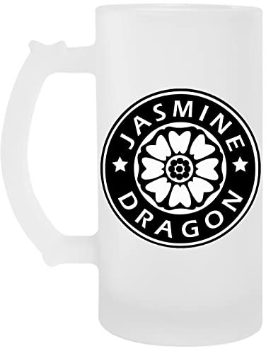 Jasmine Dragon Flower Transparent Bier Becher Beer Mug