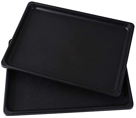 Replacement Black Plastic Tray for Wowsubli Dog Cage Crate, Easy to Clean Bottom Base Tray,Pet Kennel Pan (18inch (For wowsubli pet cage only))