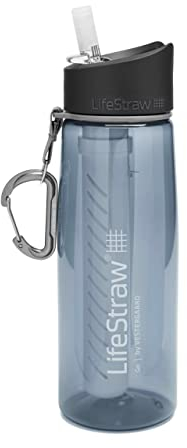 LifeStraw Go 1 Litre (Moody Blue), Blue