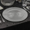 URBNLIVING 33cm Christmas Dinner Charger Plates Placemats Dining Table Setting Reusable Party Decor (Ray Silver, 12 Charger Plates)