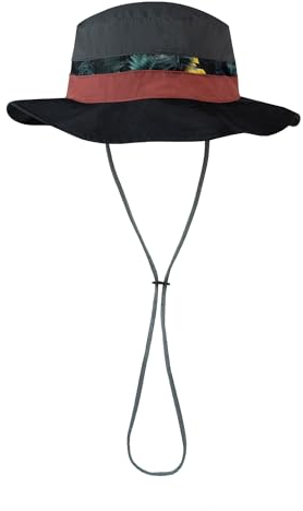 BUFF®| Kappe Explore Booney Männlich Weiblich Erwachsene Verstellbar, Komfortabel, UPF50 Schutz, Outdoor, Erkunden, Stretch, Abenteuer, S/M, Noir