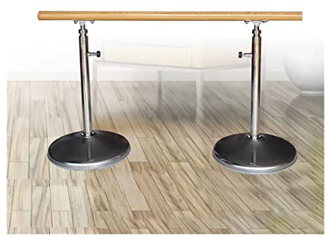 Ballettstange Mobile vertikale Ballettstange for den Haushalt, höhenverstellbar und Edelstahlsockel, geeignet for Tanzräume/Heimgebrauch (Size : 2.5M/8.2FT)
