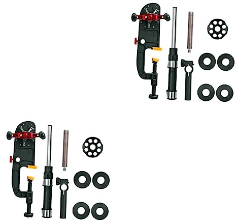 CLISPEED Angelrad Kabelwickler Angelschnur-Spooler-System Rollenschnur-Wickelmaschine Angelschnur-Wickler Spule Metallrad Schwarzes Angelschnur-Spooler Spulmaschine