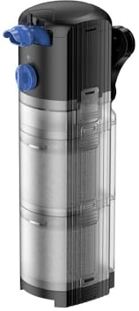 AquaOne Filtro per acquario CF-1200S, filtro interno regolabile per acquari fino a 350 litri, pompa con portata 1200 l/h, filtro per acquario per acqua dolce e di mare